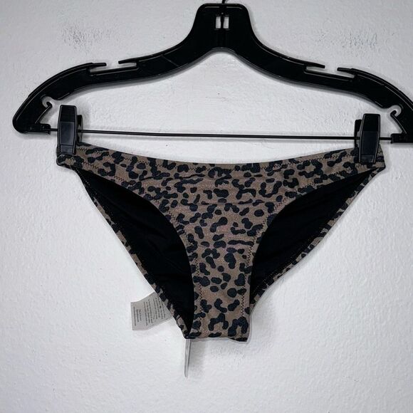 bond-eye Sleeker Bikini Bottom in Metallic Leopard Print Size XS - Picture 1 of 7
